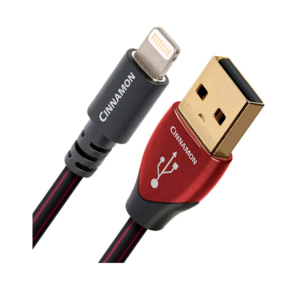 Кабель AudioQuest Cinnamon Lightning-USB 1.5m - рис.0