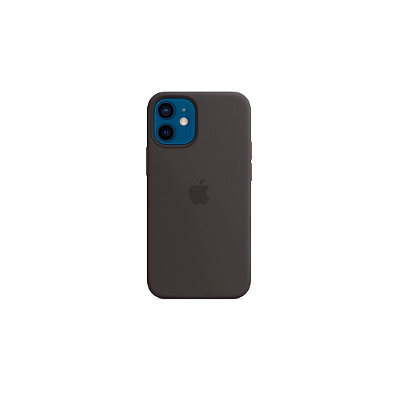 Чехол для смартфонов Apple iPhone 12 mini Silicone Case with MagSafe Black - рис.0