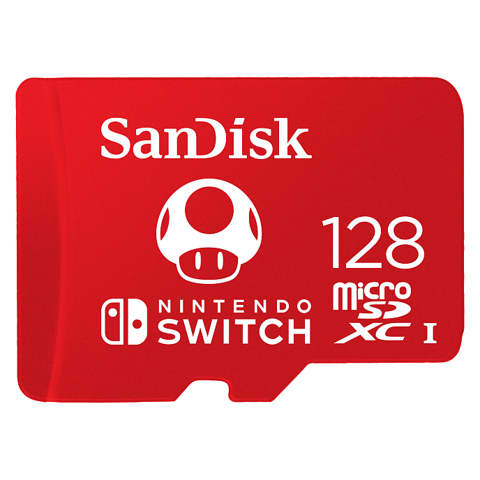 Карта памяти SanDisk Nintendo Switch microSDXC 128Gb Red - рис.0