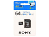 Карта памяти Sony MicroSD UHS-I U3 64Gb (SR64UX2AT) + Adapter - рис.0
