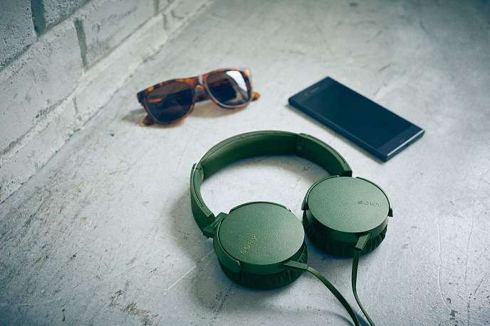 Наушники Sony MDR-XB550AP Green - рис.4