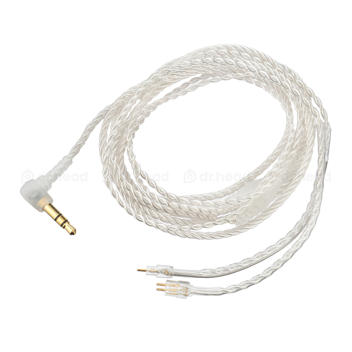 Кабель Aurian cable 2-pin - 3.5 mm Silver 1.2m - рис.0