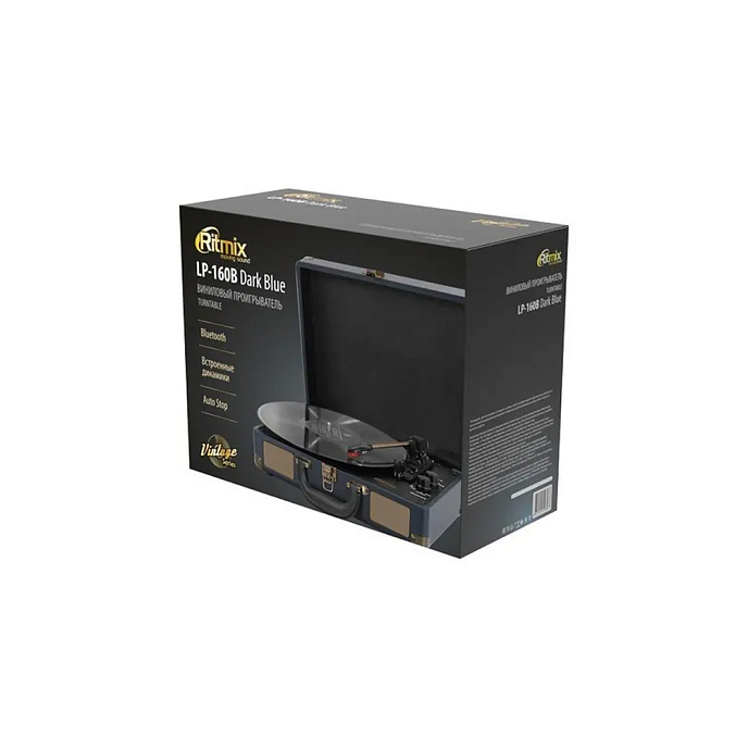 Проигрыватель винила Ritmix LP-160B Dark Blue - рис.4