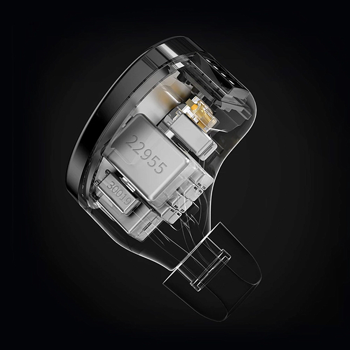 Наушники внутриканальные KZ Sonata (switch) with both mic/no mic cable Black - рис.1