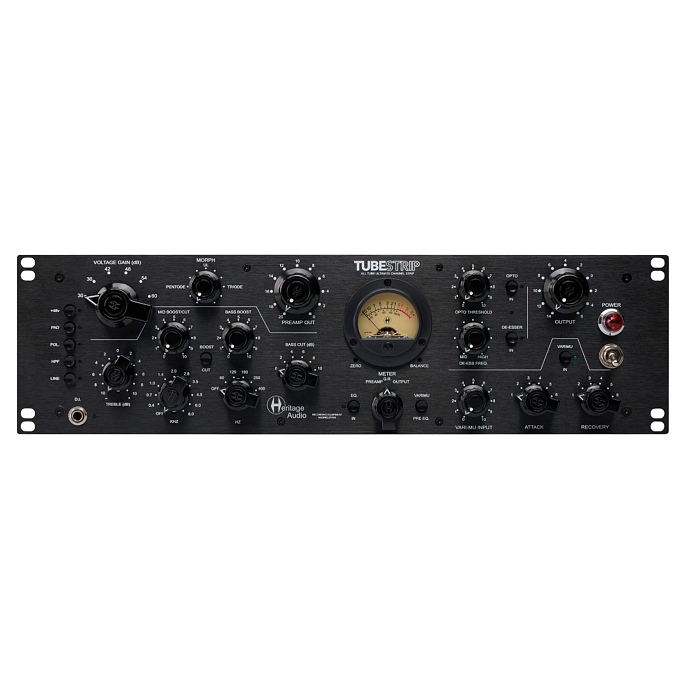 Студийное оборудование Heritage Audio Tubestrip Black Silver - рис.1