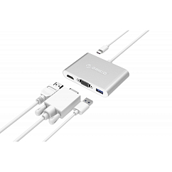 USB HUB Orico RCHV Silver