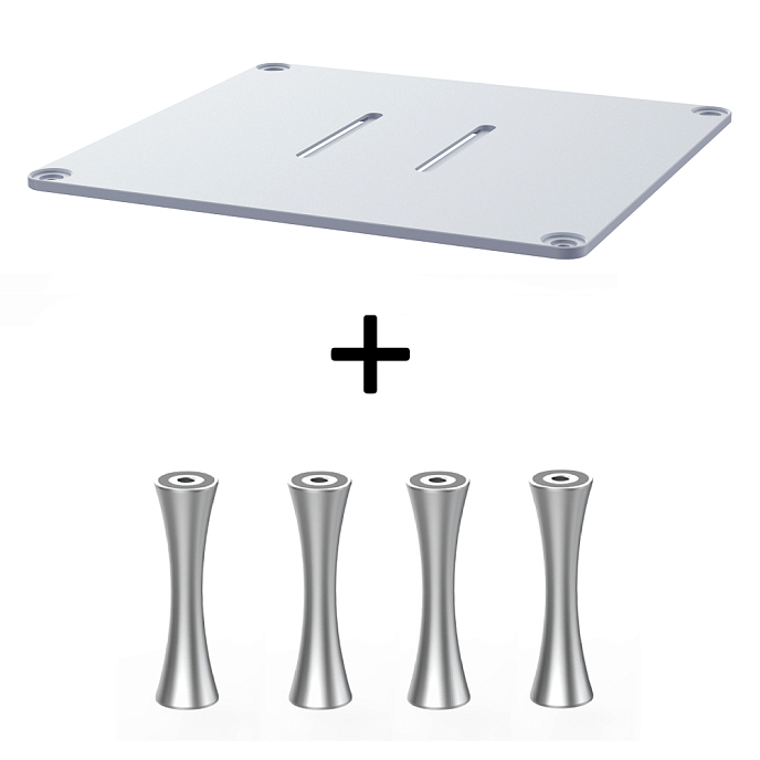 Стойка для Hi-Fi ddHiFi HS300 + SR70 x 4 Cool Gray/Silver - рис.0