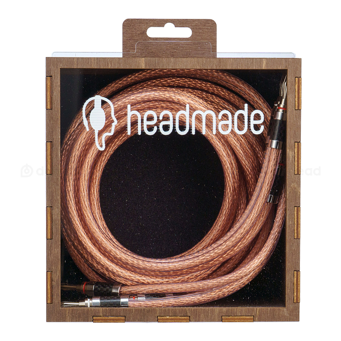 Кабель HeadMade Speaker Cable 2x6 Bn/Bn 2m бесцветный - рис.0