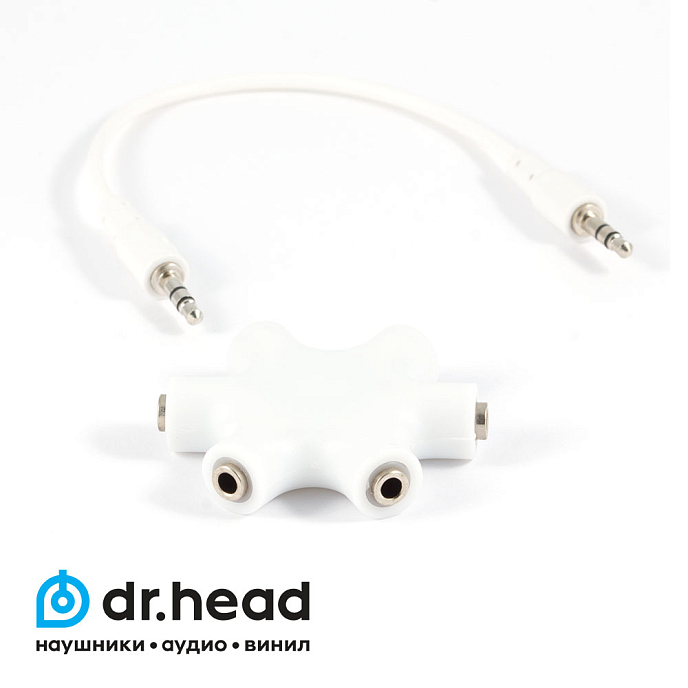 Разветвитель для наушников AXES SPT-6Gex White - рис.1