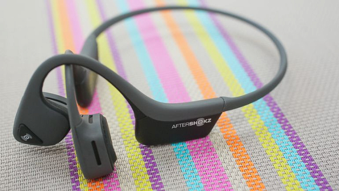 Беспроводные наушники AfterShokz Trekz Air AS650SG Slate Grey - рис.13