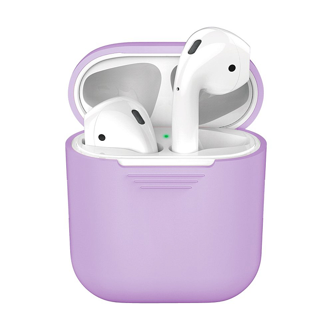 Чехол для наушников Deppa Case for AirPods Lavender - рис.0