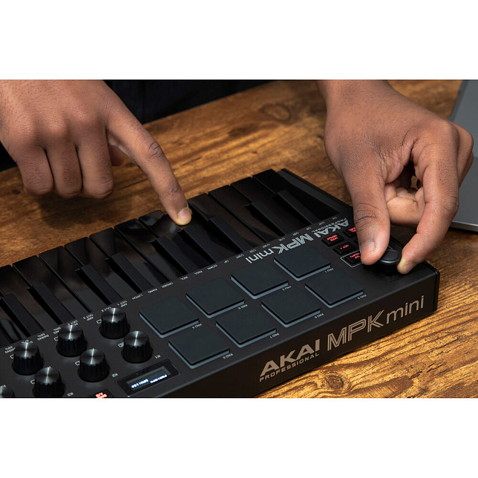 MIDI-клавиатура AKAI PRO MPK mini mk3 Black - рис.5