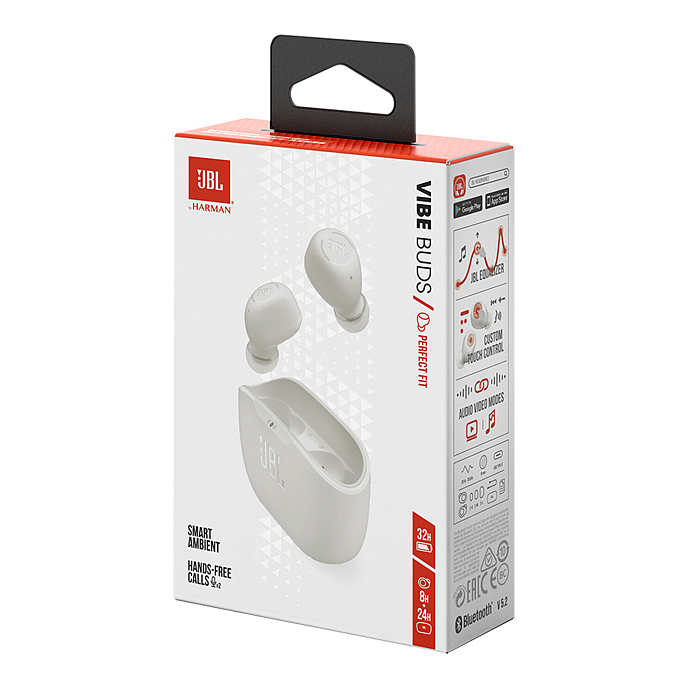 Беспроводные наушники JBL Wave Buds White - рис.10