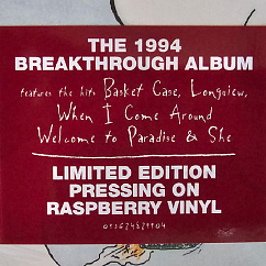 Виниловая пластинка Green Day – Dookie (Repress) (Raspberry Colour Vinyl) LP