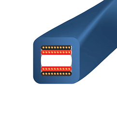 Кабель Wireworld Oasis 10 Biwire Banana - Banana 2.5 m