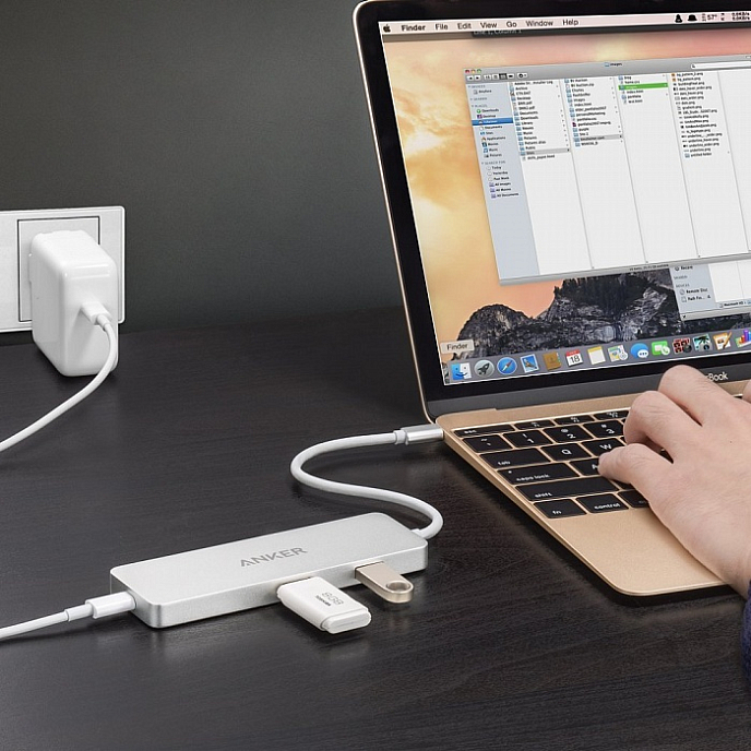 USB HUB Anker Premium USB-C with HDMI Hub (A8342H41) - рис.2