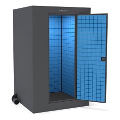 Акустическая кабина IzoRoom Standard Plus without window Graphite Blue