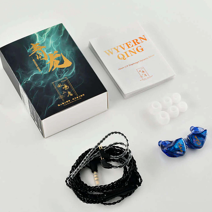 Наушники внутриканальные Celest Wyvern Qing with Mic Blue - рис.6