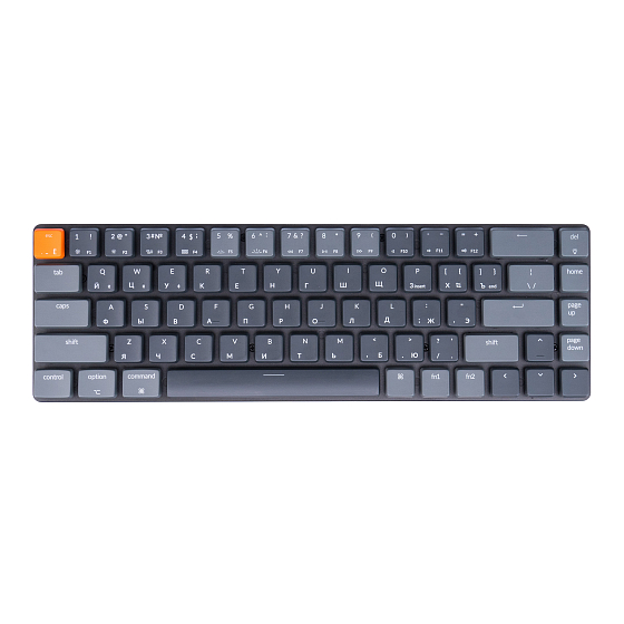 Клавиатура Keychron K7 RGB Mint Switch Grey - рис.0