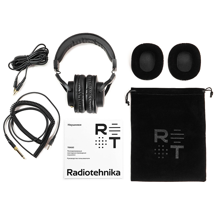 Наушники полноразмерные Radiotehnika TD02C Black - рис.6