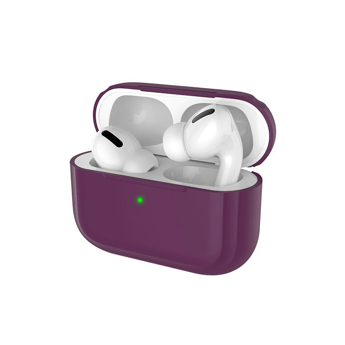 Чехол для Airpods Pro Deppa Case for AirPods Pro Burgundy - рис.1
