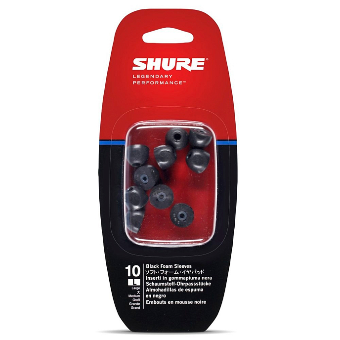 Амбушюры Shure EABKF1-10L Black - рис.1