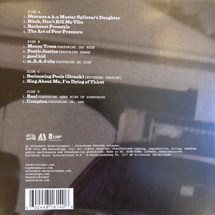 Виниловая пластинка Kendrick Lamar - Good Kid, M.A.A.D City - 2LP - рис.2