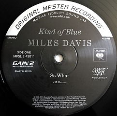 Виниловая пластинка Miles Davis – Kind Of Blue (MFSL) LP