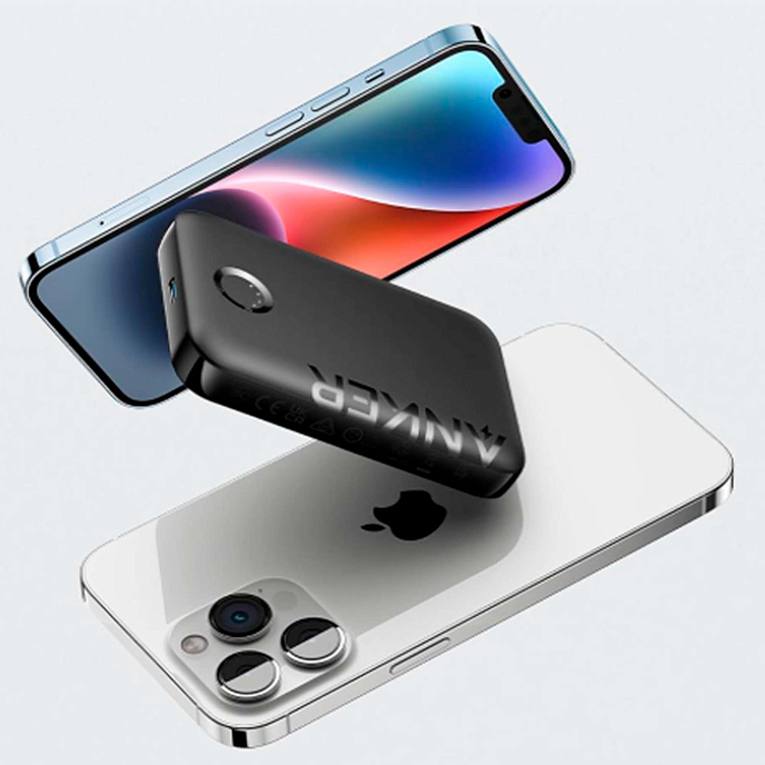 Портативный аккумулятор Anker Power Core 321 MagGo 5K black внешний магнитный аккумулятор_OpenBox - рис.3