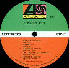 Пластинка Led Zeppelin - Led Zeppelin III - LP