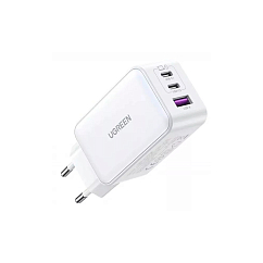 Сетевое зарядное устройство Ugreen CD244 (15334) Nexode 65W USB-A + 2USB-C White