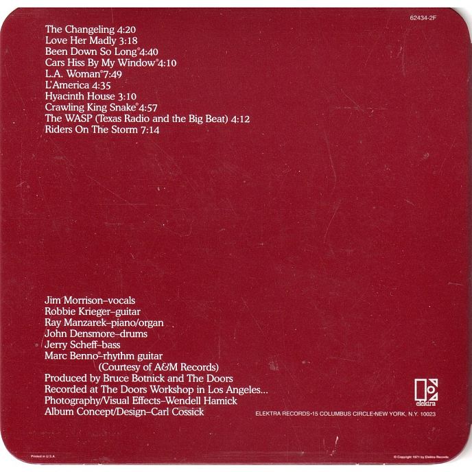 Виниловая пластинка The Doors L.A. Woman - рис.1