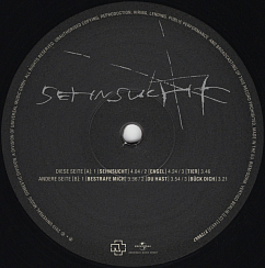 Виниловая пластинка Rammstein Sehnsucht - 2LP