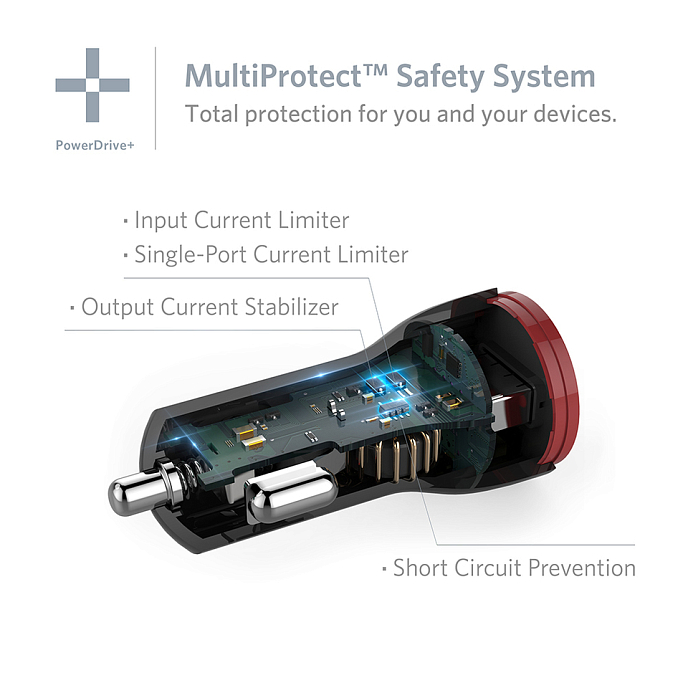 Автомобильное зарядное устройство Anker PowerDrive+ 1 USB Quick Charge 3.0 (A2210012) - рис.4