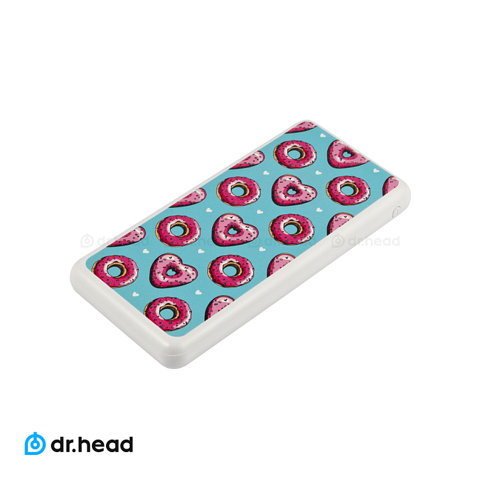 Внешний аккумулятор PrimeLine Donuts 1 White 10000mah - рис.1