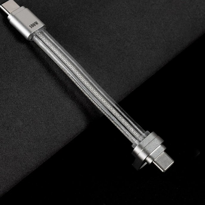 Кабель ddHiFi MD19L Silver USB-C - USB-C 100W 6.5cm - рис.8