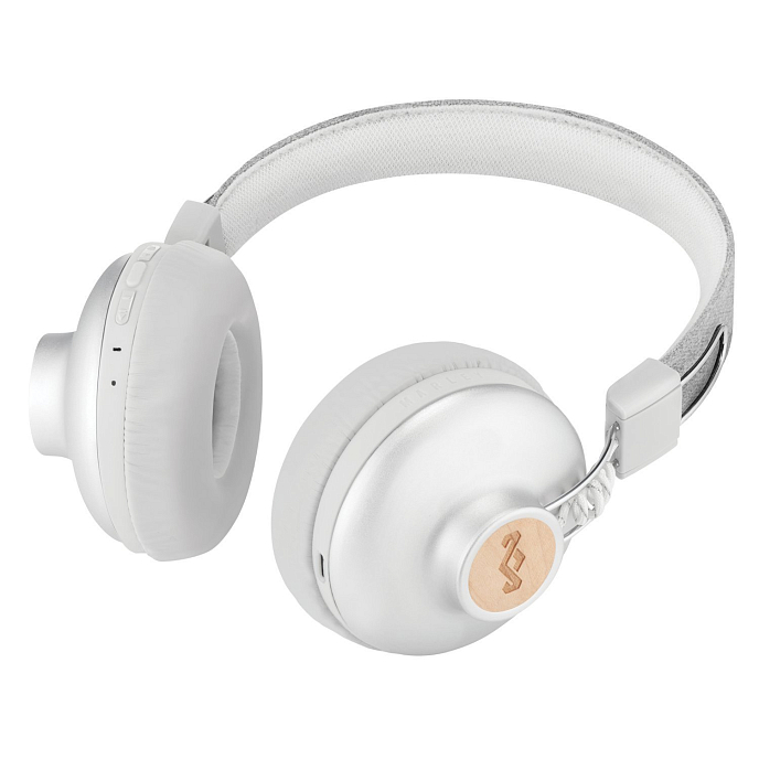 Беспроводные наушники House of Marley Positive Vibration 2 Wireless Silver - рис.1
