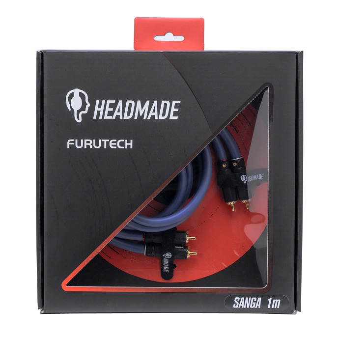 Кабель HeadMade Sanga by Furutech 2RCA - 2RCA 1m - рис.1