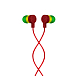 Наушники House of Marley Mystic In-Ear Rasta EM-JE070-RA - рис.0