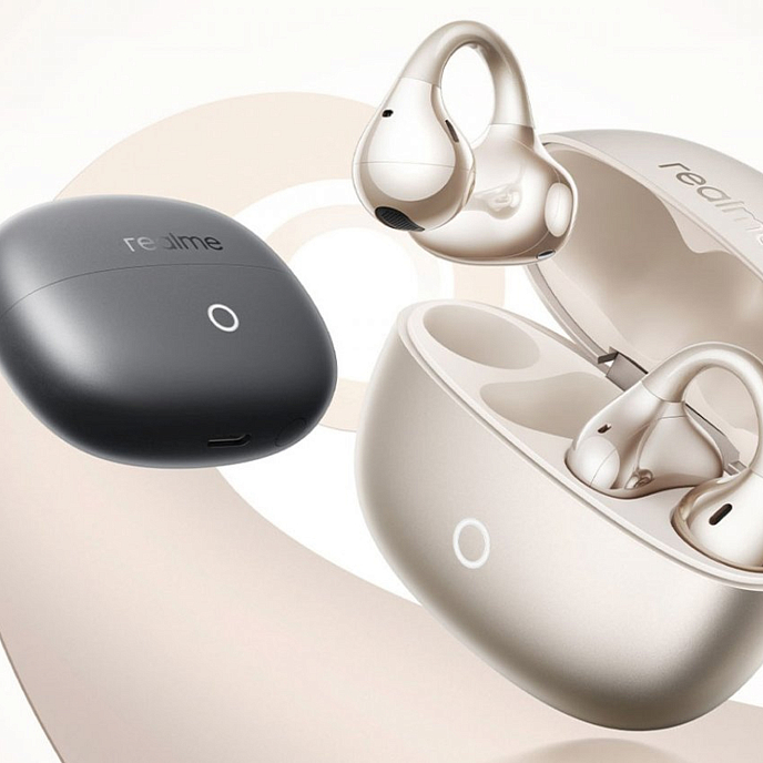 Беспроводные наушники Realme Buds Clip Gold - рис.4