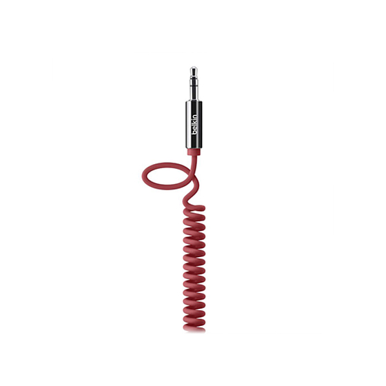 Кабель Belkin Mixit Coiled Audio Cable Red - рис.0