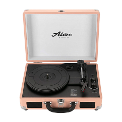 Проигрыватель винила Alive Audio Glam Blush