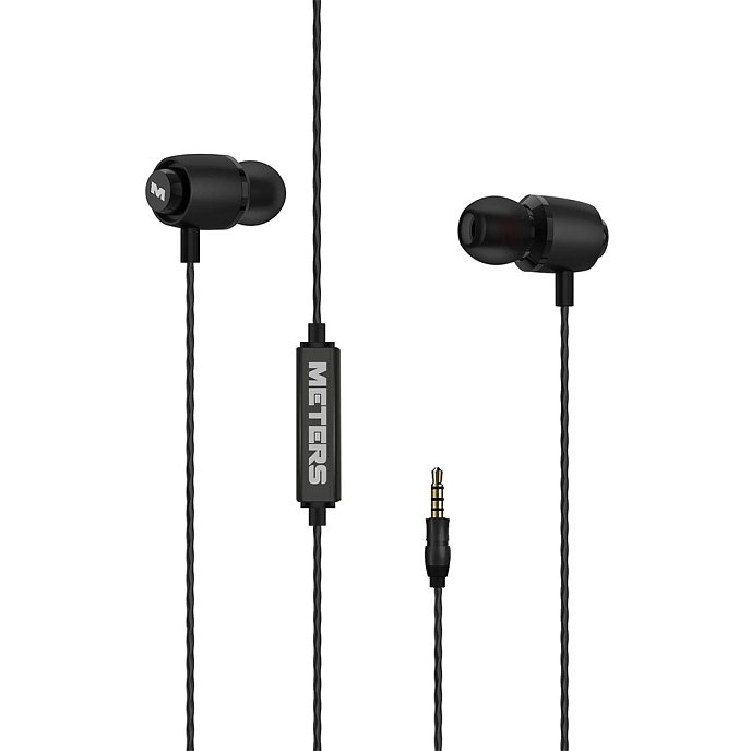 Наушники внутриканальные Meters Novu M-Ears Black - рис.0