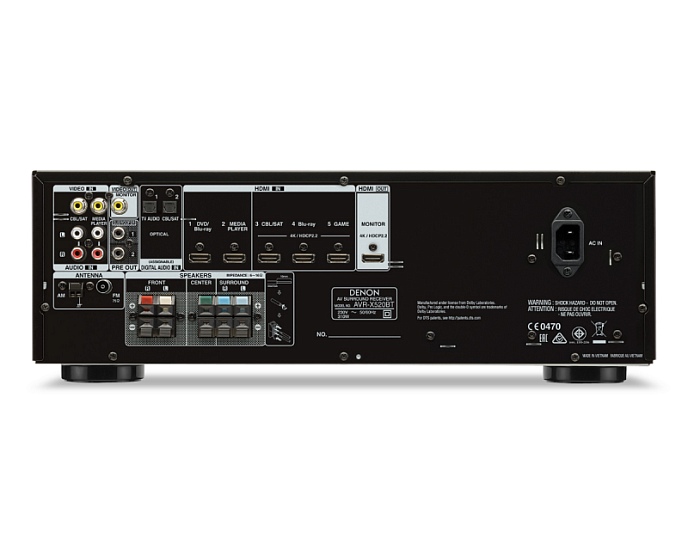 Ресивер DENON AVR-X540BT - рис.3