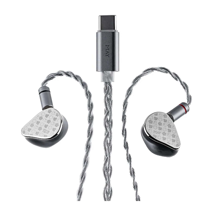 Наушники внутриканальные MoonDrop May DSP Silver - рис.0