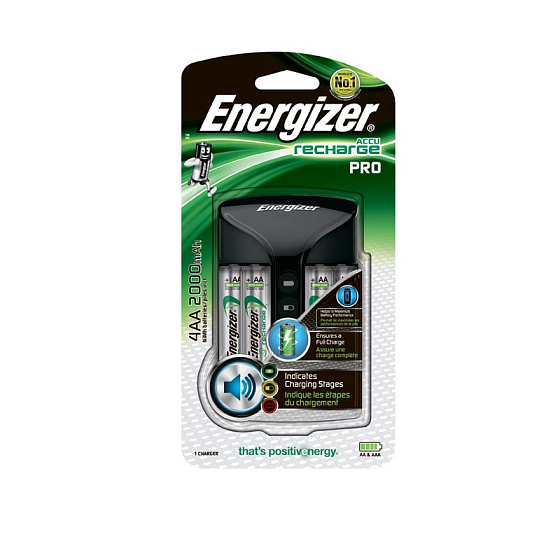 Зарядное устройство Energizer Pro Charger +4AA 2000mAh - рис.0