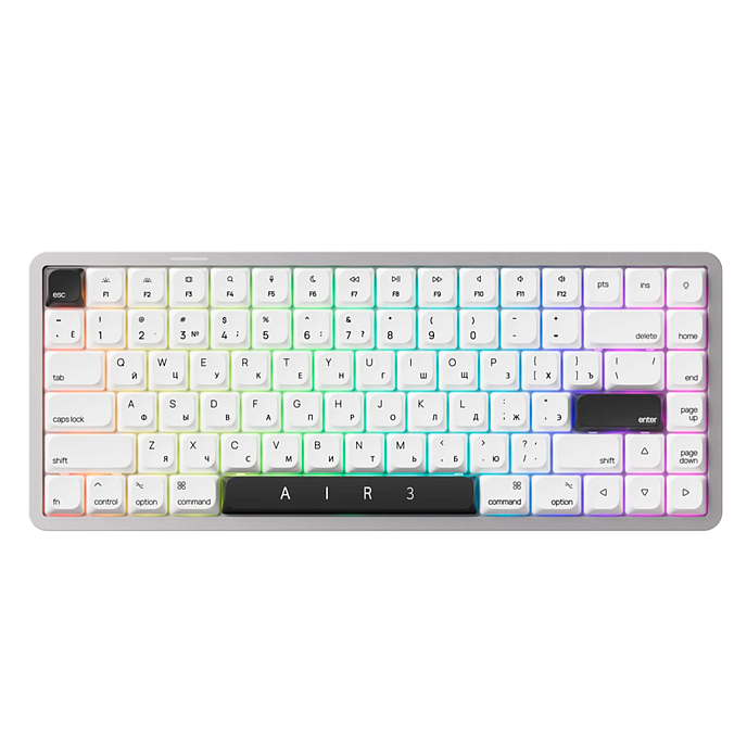 Клавиатура xGhost AIR 3 Kailh Cloud Switch (Linear) White - рис.1
