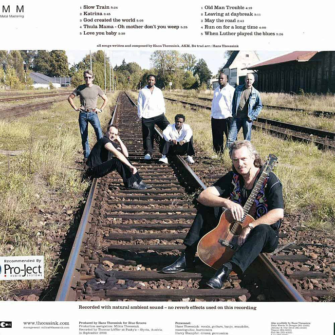 Пластинка Hans Theessink - Slow Train -Pro-Ject- LP - рис.1