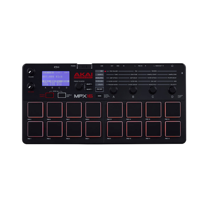 Синтезатор AKAI PRO MPX16 - рис.4