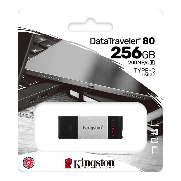 USB Flash накопитель Kingston DataTraveler 80 256GB - рис.4